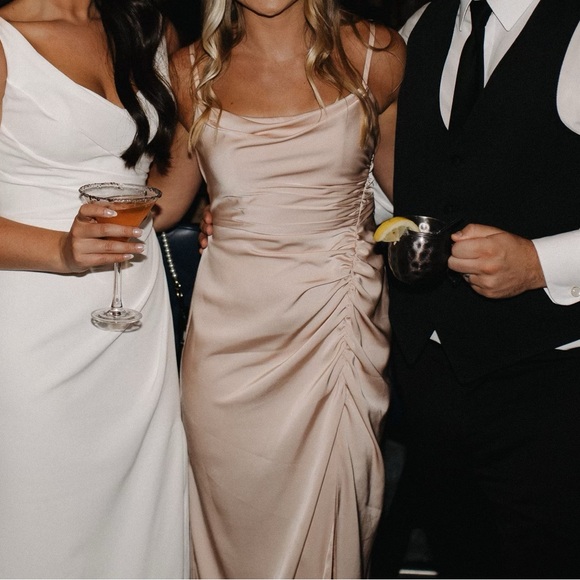 Azazie Dresses & Skirts - English Rose Pink Bridesmaid Dresses